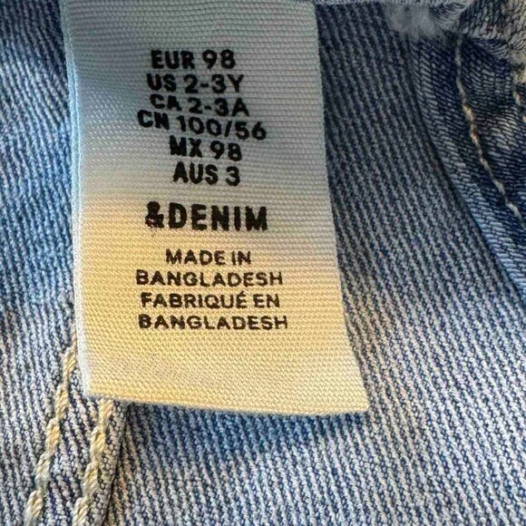 Girls BUNDLE 5 pieces Jacket Jeggings Overalls Tops Sz3 - Picture 9 of 14